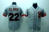 San Francisco GIANTS WILL CLARK #22 THROWBACK gray Jerseys