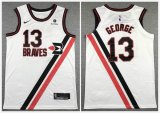 Los Angeles Clippers #13 Paul George white nike NBA jerseys with Sponsor patch-XD