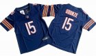 Youth Chicago Bears 15# Rome Odunze Nike blue Vapor F.U.S.E. Limited Jersey