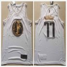 Dallas Mavericks #77 Luca Doncic white gold nike nba jerseys