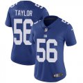 Women Giants #56 Lawrence Taylor Nike blue Color Rush Limited Jersey