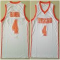 Texas Longhorns #4 Mohamed Bamba white NCAA Basketball Throwback Jerseys-TY