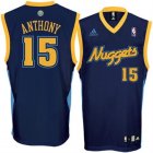 Denver Nuggets Carmelo Anthony #15 blue jerseys