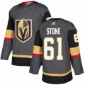 Adidas Vegas Golden Knights #61 Mark Stone gray hockey Jersey