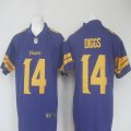 Men Minnesota Vikings #14 Stefon Diggs Nike Purple Color Rush Limited Jersey