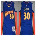 Golden State Warriors #30 Stephen Curry blue nba basketball jersey-XD