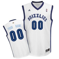 Memphis Grizzlies Custom white adidas Home Jersey for sale