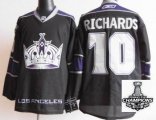 LOS ANGELES KINGS 10 RICHARDS 2014 NHL champion Jersey black