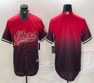 Nike San Francisco 49ers blank red baseball Joint name -BD