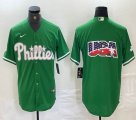 Nike Philadelphia Phillies blank green majestic baseball jerseys 01