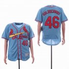 St Louis Cardinals #46 Paul Goldschmidt skyblue Flexbase Authentic Collection Jersey