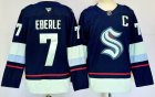 Seattle Kraken #7 Jordan Eberle Navy nhl hockey jersey-PD