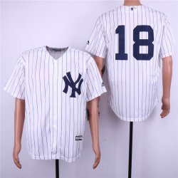 New York Yankees #18 Didi Gregorius white majestic baseball Jersey-SG