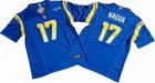 Los Angeles Rams 17# Puka Nacua blue Nike Vapor F.U.S.E. Limited Jersey