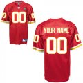 Kansas City Chiefs Customized Personalized Team Color Jerseys