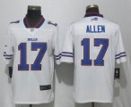 Nike Buffalo Bills #17 Josh Allen white Color Rush Limited Jersey