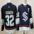 Adidas Seattle Kraken #32 blue nhl jersey-PD