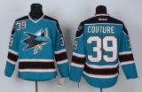 Reebok Logan Couture San Jose Sharks #39 Green NHL Jersey