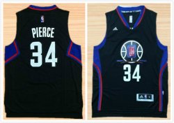 Paul Pierce #34 Los Angeles Clippers black 2015 New Swingman Stitched NBA Jerseys