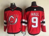 Adidas New Jersey Devils #9 Taylor Hall red hockey jersey