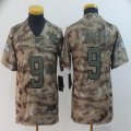 Youth New Orleans Saints #9 Drew Brees Nike Camo Color Rush Limited Jersey-BD