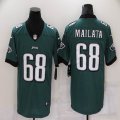 Philadelphia Eagles #68 Jordan Mailata green Color Rush Limited Jerseys-BD