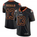 Cleveland Browns Odell Beckham Jr #13 Lights Out Black Nike Color Rush Limited Jersey