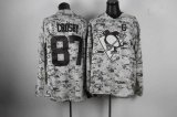 Pittsburgh Penguins #87 CROSBY White camo NHL Jersey