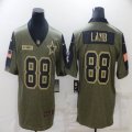 Nike Cowboys #88 CeeDee Lamb green 2021 Salute to Service Limited Jersey