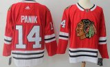 Adidas Chicago Blackhawks #14 Richard Panik red Ice hockey jersey