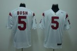 NCAA 5# Bush White Jerseys