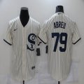 Chicago White Sox #79 ABREU white majestic Baseball Jersey Dream version -BD