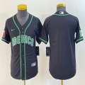 Youth 2023 World Cup Mexico blank black majestic MLB baseball Jerseys-BD 12