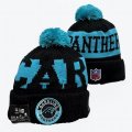 2024 Carolina Panthers black blue NFL Sports Cuffed Knit Hats