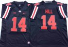 Nike Ohio State Buckeyes #14 K.J. Hill black college football jersey