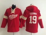 Detroit Red Wings Steve Yzerman 19 red Ice hockey Hooded Sweatshirt