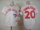 2015 Toronto blue jays #20 Josh Donaldson white red baseball jerseys