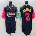 Nike San Diego Padres #2 Xander Bogaerts black red majestic baseball jerseys city version