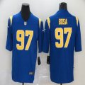 Chargers #99 Joey Dosa Nike blue Color Rush Limited Jersey Reverse version