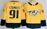 Nashville Predators #91 Steven Stamkos yellow hockey Jersey-PD