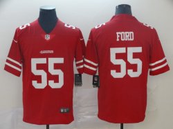 San Francisco 49ers #55 Dee Ford nike red Color Rush Limited Jersey