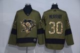 Adidas Pittsburgh Penguins #30 Matt Murray green hockey jersey