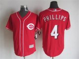 Cincinnati Reds 4# Brandon Phillips Red majestic baseball jersey