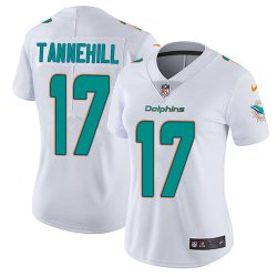 Women Dolphins 17# Ryan Tannehill Nike white Color Rush Limited Jersey