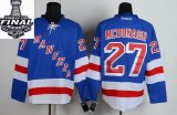 2014 stanley cup Rangers MCDONAGH 27# blue nhl jerseys