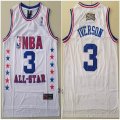 Philadelphia 76ers 3# Allen Iverson 1996 throwback White nba all star Jersey-TY