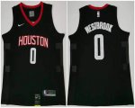 Nike Houston Rockets #0 Russell Westbrook black Basketball jersey-HL