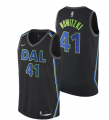 Dallas Mavericks 41# Dirk Nowitzki black nike nba jersey