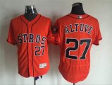 2016 Houston Astros Jose Altuve 27# orange Flexbase Authentic Collection Jersey