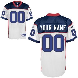 Buffalo Bills Customized Personalized White Jerseys